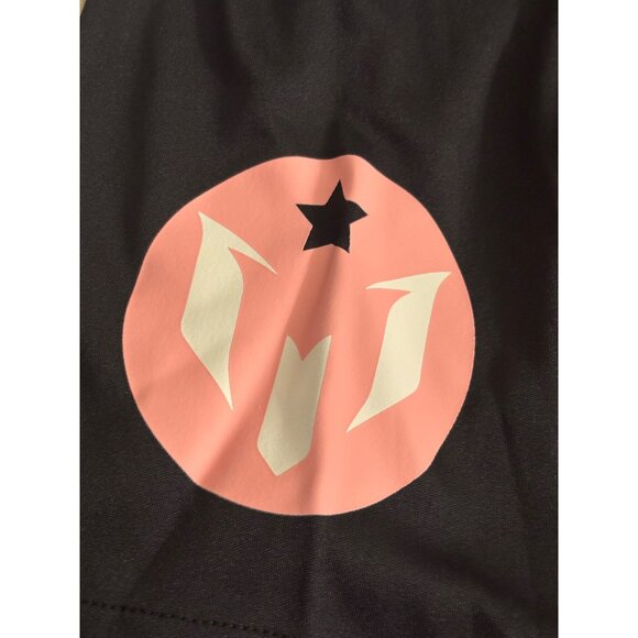 Messi Collection Black Performance T-Shirt Mens Size M Athletic Fit Polyester Sp - Picture 4 of 5